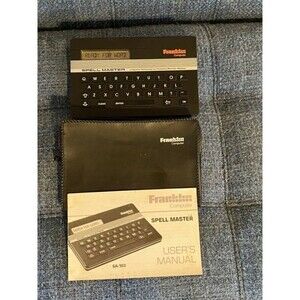Franklin spell master computer & case